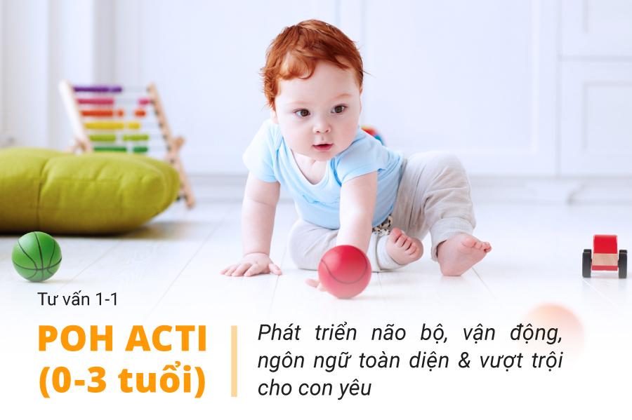 POH Acti (1-3 tuổi): Giáo dục Montessori tại nhà
